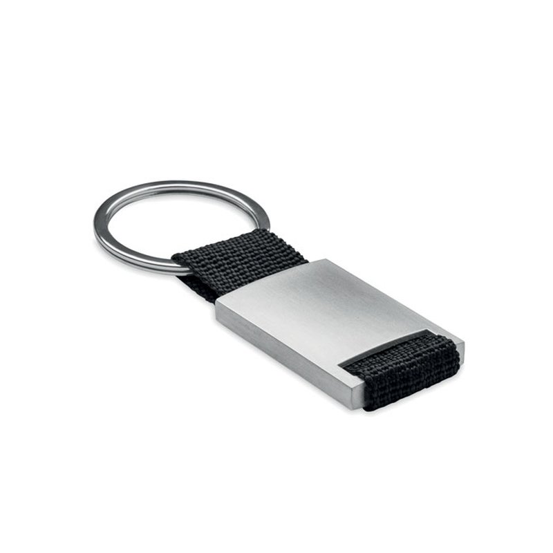 Metal rectangular key ring — TECH