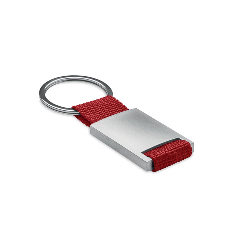 Metal rectangular key ring — TECH