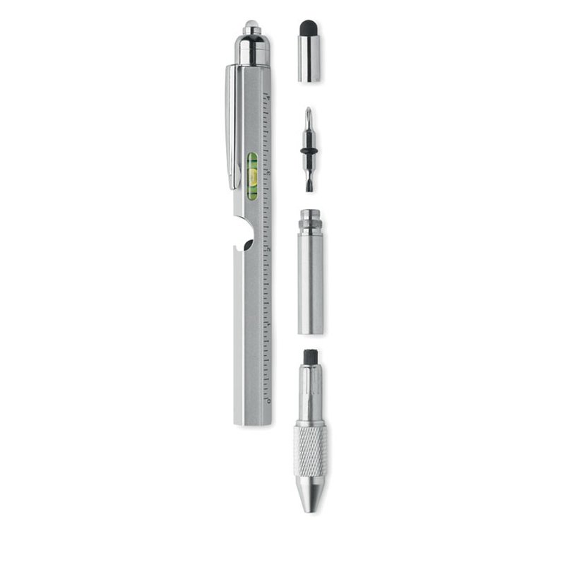 Spirit level pen with ruler — RETOOL