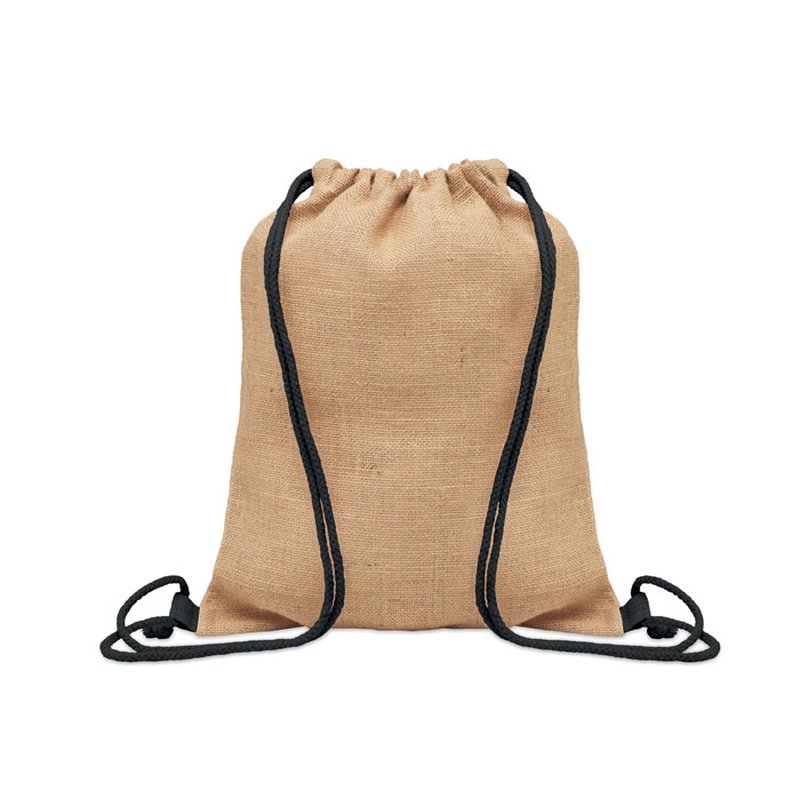 Jute drawstring bag — FUKURO