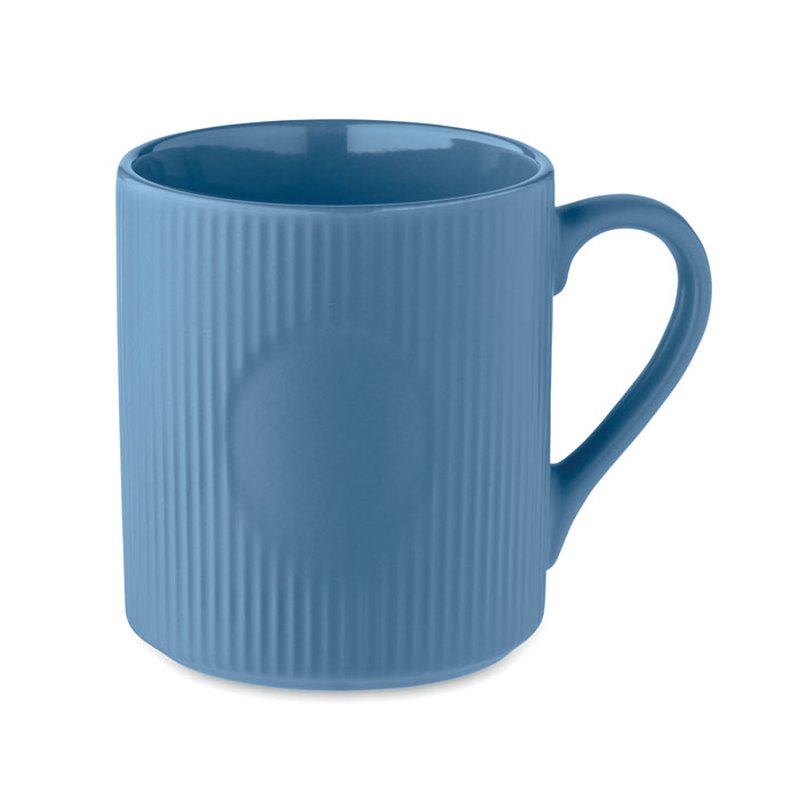 Ribbed ceramic mug mat 340 ml — RIBMUG