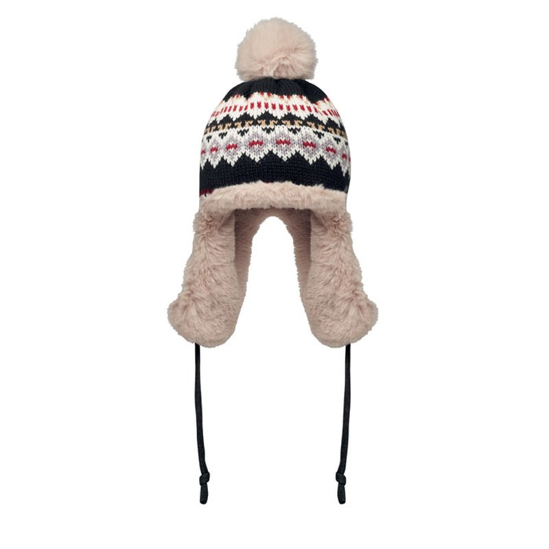 Knitted beanie with ear flap — YULONG