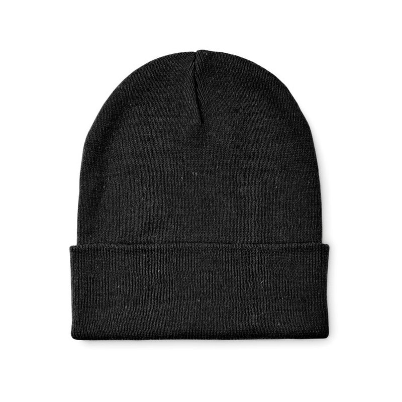 Knitted beanie with cuff — BEANIX