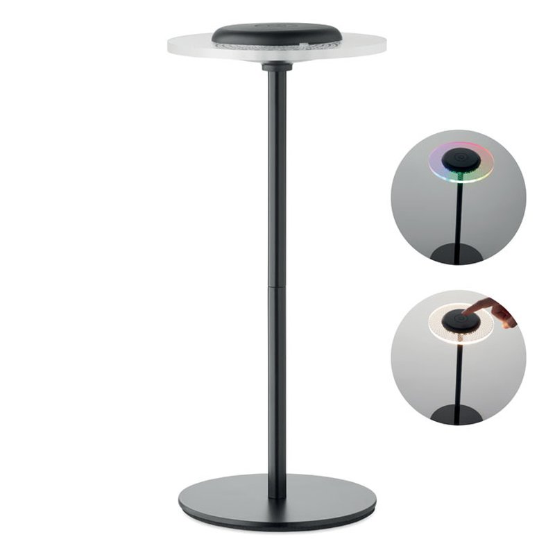 Rechargeable iron table lamp