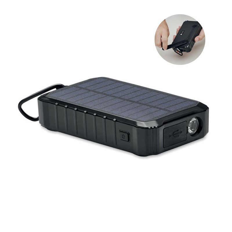 Solar/Dynamo Powerbank 8000mAh