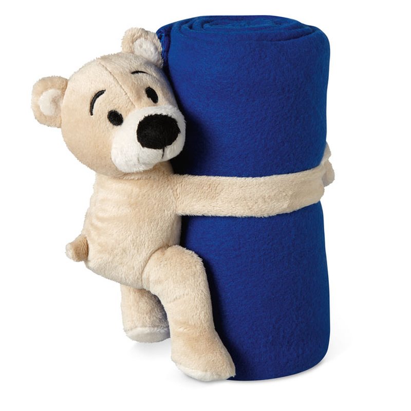 Fleece blanket with bear — MANTA