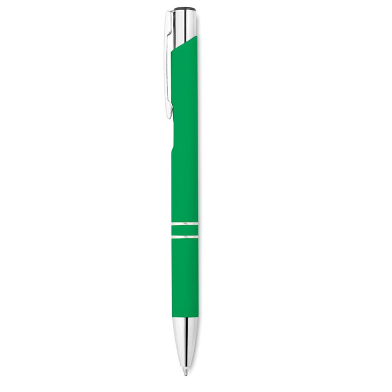 Ball pen in rubberised finish — AOSTA