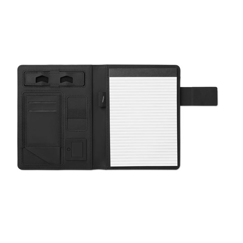 A5 folder with power bank — POWERNOTY