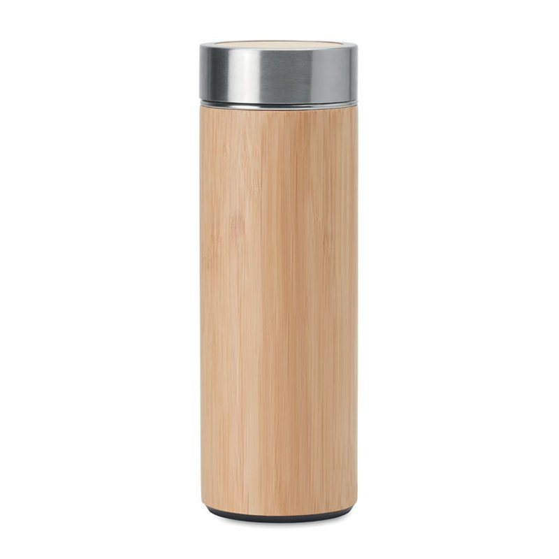 Double wall bamboo flask 400ml — BATUMI