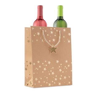 Gift paper bag with pattern