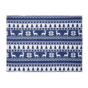RPET fleece blanket 190 gr/m² — TOSTI - Back View