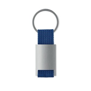 Metal rectangular key ring — TECH - Back View