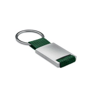 Metal rectangular key ring — TECH
