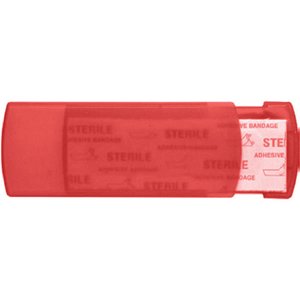 Container with plasters