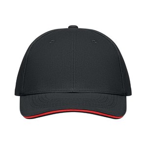 6 Panel baseball cap 260 gr/m
