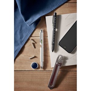 Spirit level pen with ruler — RETOOL