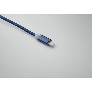 4 in 1 charging cable type C — BLUE - Back View
