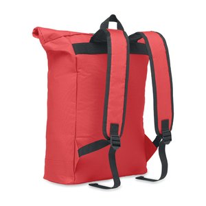 600Dpolyester rolltop backpack — IREA - Back View