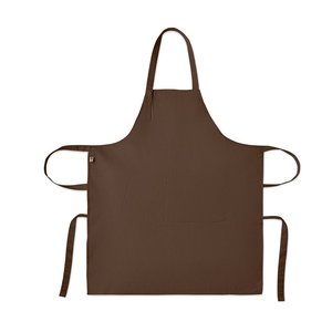 Organic cotton apron 240 gr/m² — GAMMA - Back View