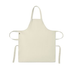 Organic cotton apron 240 gr/m² — GAMMA - Back View