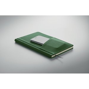 A5 notebook PU front pocket — CINCO - Back View