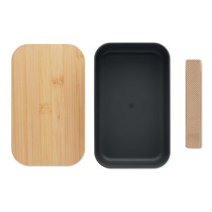 PLA corn lunch box 1000ml — BEIBABOX - Back View