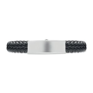 Braided faux leather bracelet — FAULET