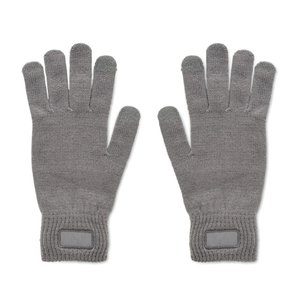 Knitted gloves in RPET — HANDNIT