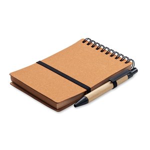 Recycled notebook with ball pen — NOTIE