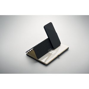A5 notebook with phone holder — STRATA