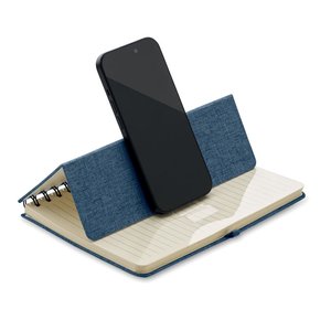 A5 notebook with phone holder — STRATA