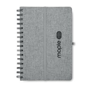 A5 notebook with phone holder — STRATA