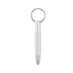 Key ring with twist action pen — TWEN