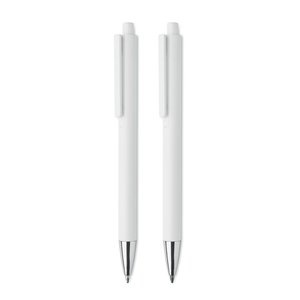 Recycled aluminium pen set — ORWELL - Back View