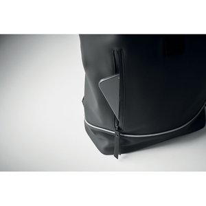 Laptop 15" roll top PU backpack — LAPTOSA