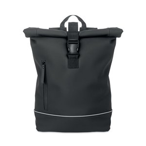 Laptop 15" roll top PU backpack — LAPTOSA