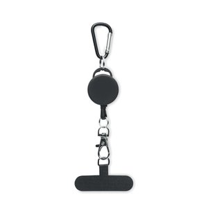 Retractable phone holder