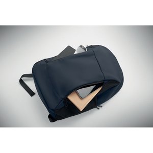 15" soft PU laptop backpack