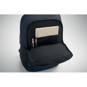 15" soft PU laptop backpack