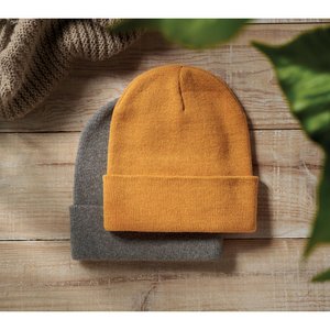 Knitted beanie with cuff — BEANIX