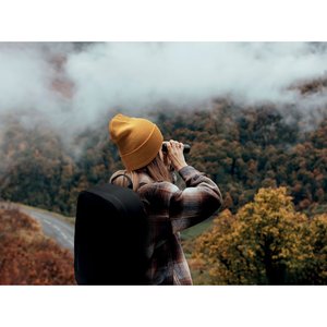 Knitted beanie with cuff — BEANIX