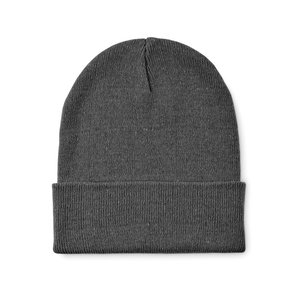 Knitted beanie with cuff