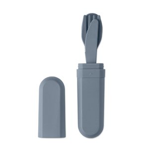 Cutlery set and case in PLA