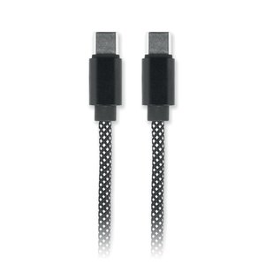 Braided magnetic cable in RPET
