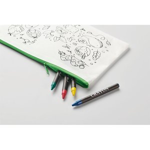 Pencil case with 4 crayons — CRAY