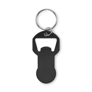 Recycled aluminium bottle opener k — CLAVE - Back View