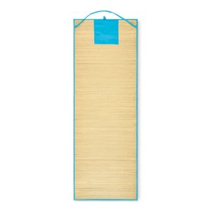 Natural straw beach mat — RAFIA - Back View