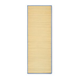 Natural straw beach mat
