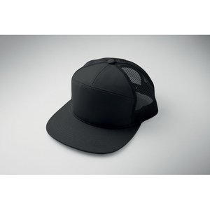 7 panel flat visor cap — BEAD