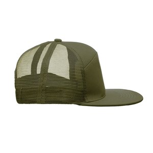 7 panel flat visor cap